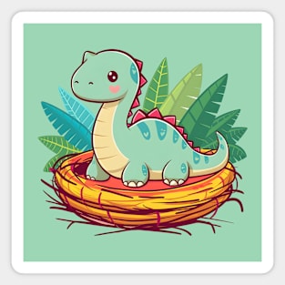 Chibi Diplodocus Dino Magnet